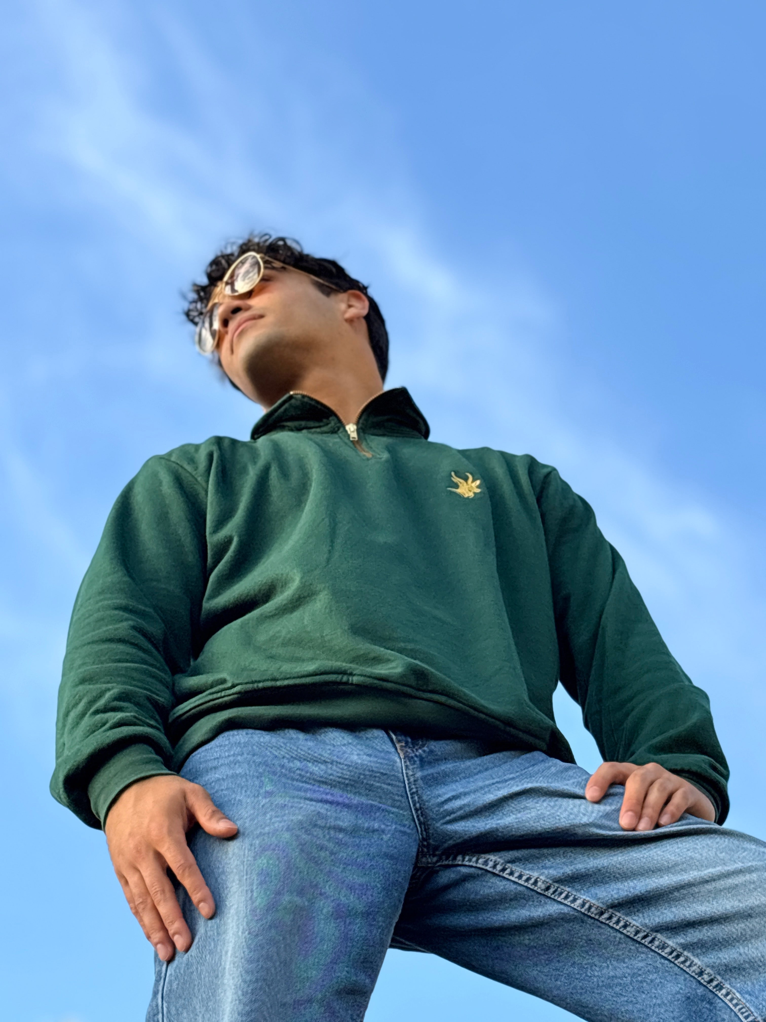 GREEN Classic Quarter Zip