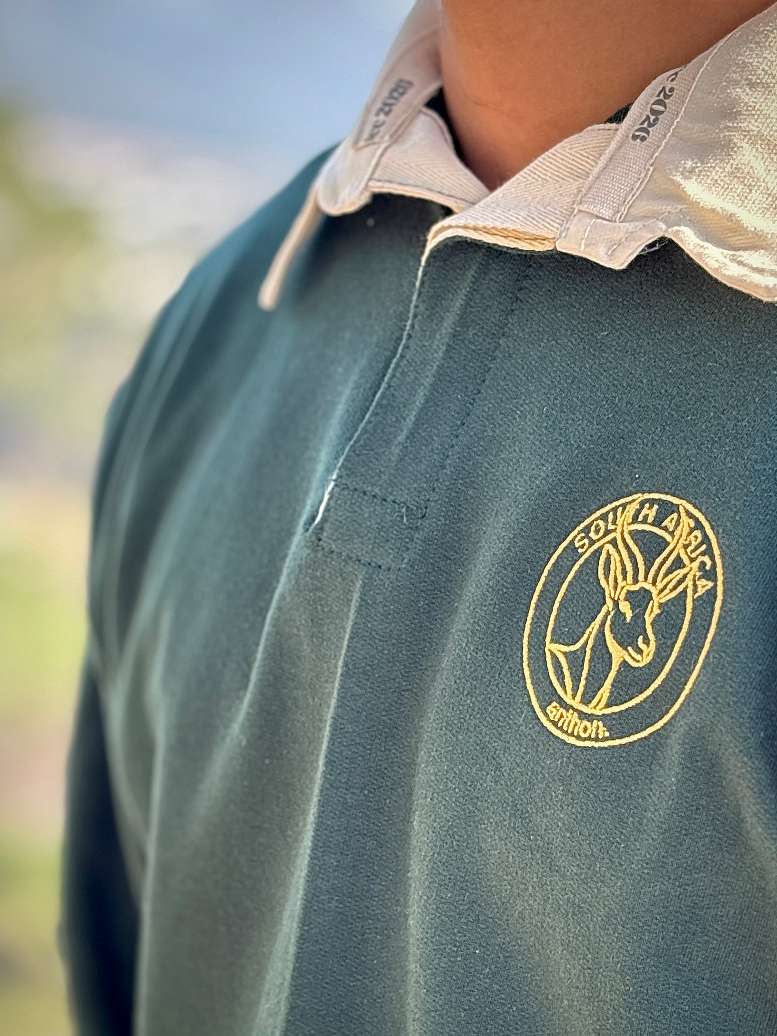 GREEN Classic Long Sleeve Polo