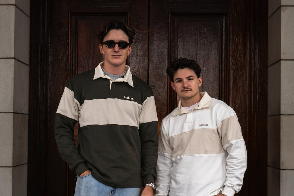 Striped Long Sleeve Polo
