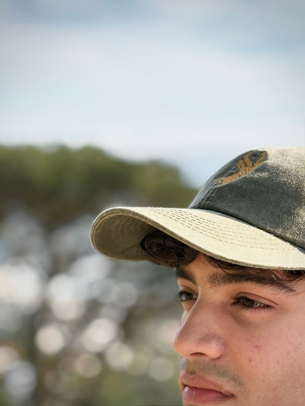 GREEN Curved Cap